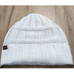 Mercox Zimni pletena cepice bila damska nebo detska