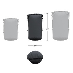 Hannah Bike 100 classic blue II letni spaci pytel s rolovacim kompresnim obalem 4