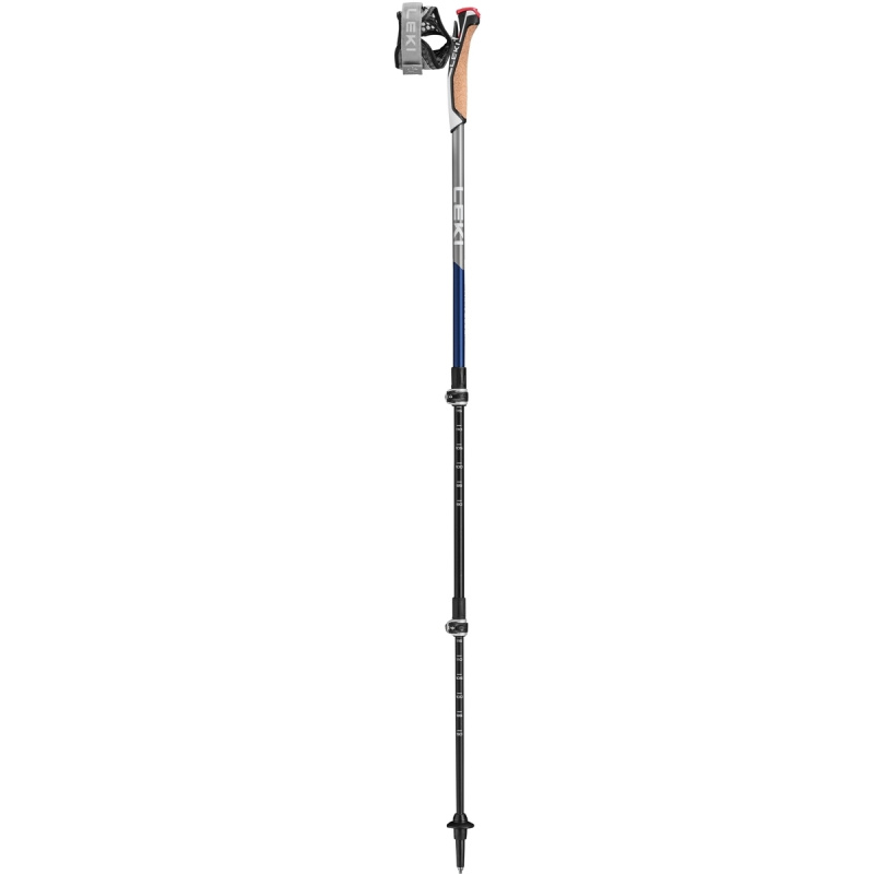 Leki Traveller Carbon midnight blue tridilne nordic walking hole bez odpruzeni