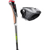 Leki Traveller Alu 65326011 black-silvergray tridilne nordic walking hole bez odpruzeni 1