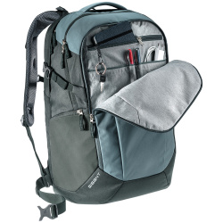 Deuter Gigant 32l mestsky batoh do prace i do skoly s kapsou na notebook teal ivy 5