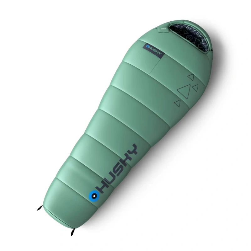 Husky Kids Merlot mint zelena detsky letni spaci pytel mumie