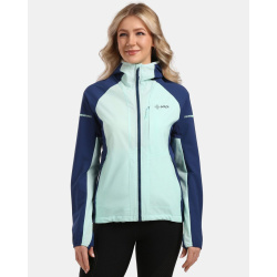 Kilpi Baleo-W mentolova 1L0114KIMNT damska lehka sbalitelni softshellova bunda s kapuci