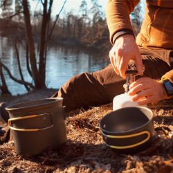 Yate SUMMIT 2 sada nadobi pro 1-2 osoby z eloxovaneho hliniku3