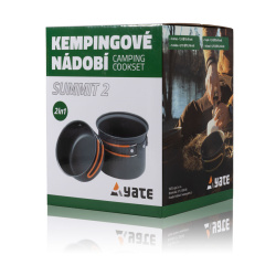 Yate SUMMIT 2 sada nadobi pro 1-2 osoby z eloxovaneho hliniku4