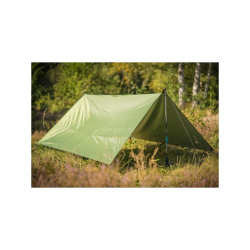 YATE Bivakovaci plachta 300 x 300 cm zelena vcetne napinacich provazku a koliku 1