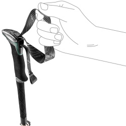 Leki Makalu FX Carbon Regular 5 dilne skladaci lehke trekove hole bez odpruzeni 3