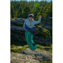 Husky Dinis -10°C blue/mint letni perovy spaci pytel 9