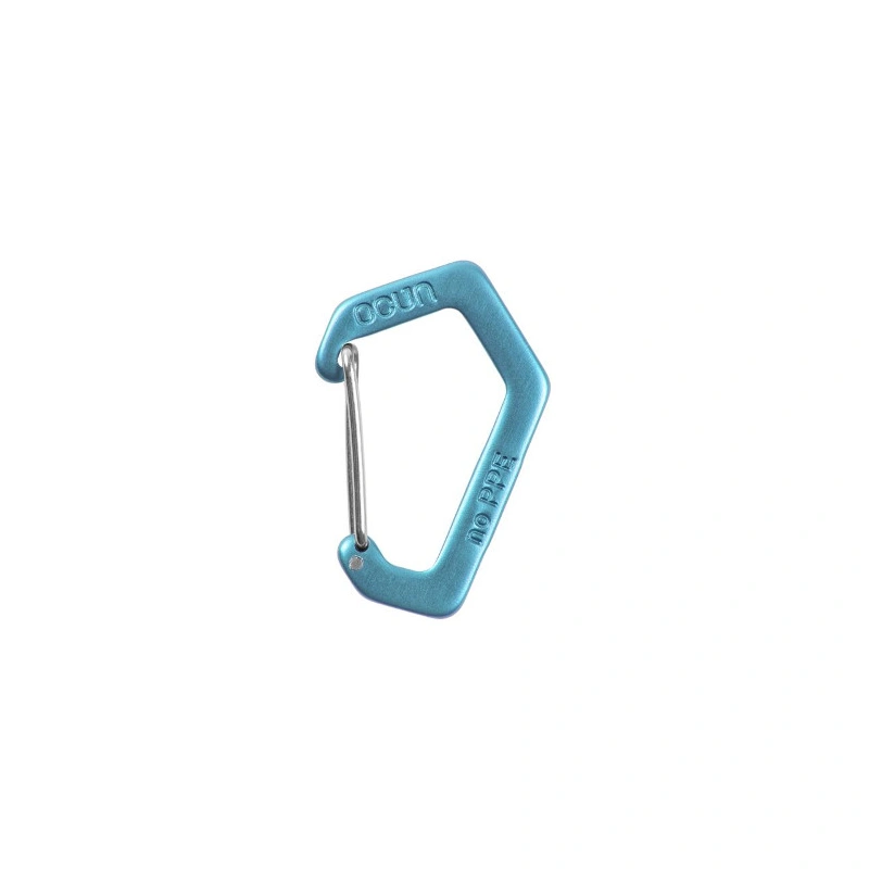 Ocun Mini Hex blue modra karabinka na klice