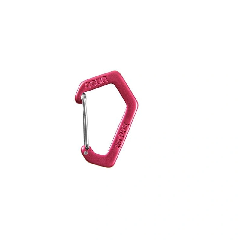 Ocun Mini Hex red cervena karabinka na klice