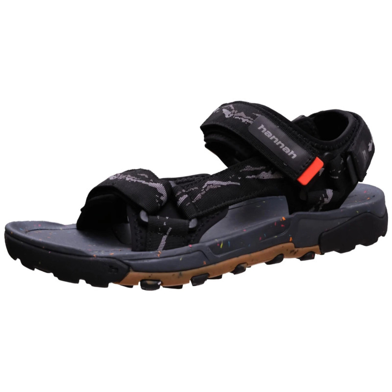 Hannah Garnet M black panske paskove sandale vhodne i do vody