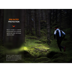 Fenix HM62T nabejeci celovka USB dobijeni vymenny akumulator vodotesna sport popruh 11