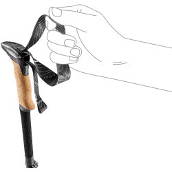 Leki Makalu Pro FX Carbon Regular 5 dilne skladaci lehke trekove hole bez odpruzeni 3