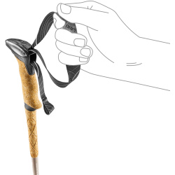 Leki Makalu Lite AS Compact 65621802C 3dílné odpružené trekové hole na postavu 130-180 cm3