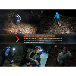 Fenix HM65RT V 20 cerna nabijeci celovka USB dobijeni vymenny akumulator vodotesna 9