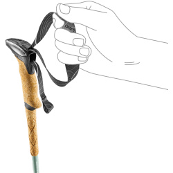 Leki Makalu Lite Compact tridilne trekove hole bez odpruzeni pro postavu 130-180 cm 3