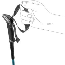 Leki Makalu Lite AS 65621801S tridilne odpruzene trekove hole 3