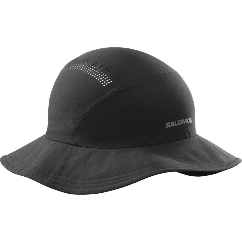 Salomon Mountain hat deep black C22376 unisex outdoorovy klobouk