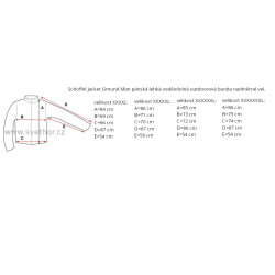 _Schoffel Jacket Gmund Man modra panska lehka vodeodolna outdoor bunda nadmerne zmereno