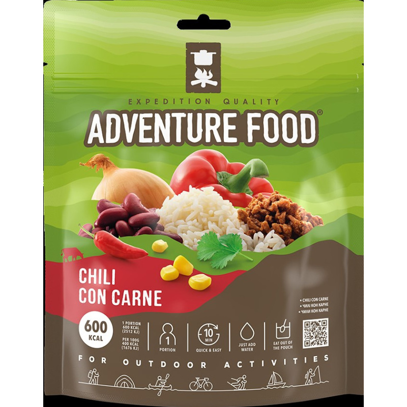 Adventure Food Chili Con Carne fazole a ryze s hovezim masem 1 porce expedicni strava