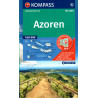 Kompas 2260 Azorske ostrovy 50 000 sada 2 turistickych map