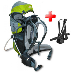 Corazon Panda zelena + Stupacky detska sedacka