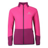 Progress Tarja fuchsie/ostruzina damska hybridni bunda s merino vlnou DWR