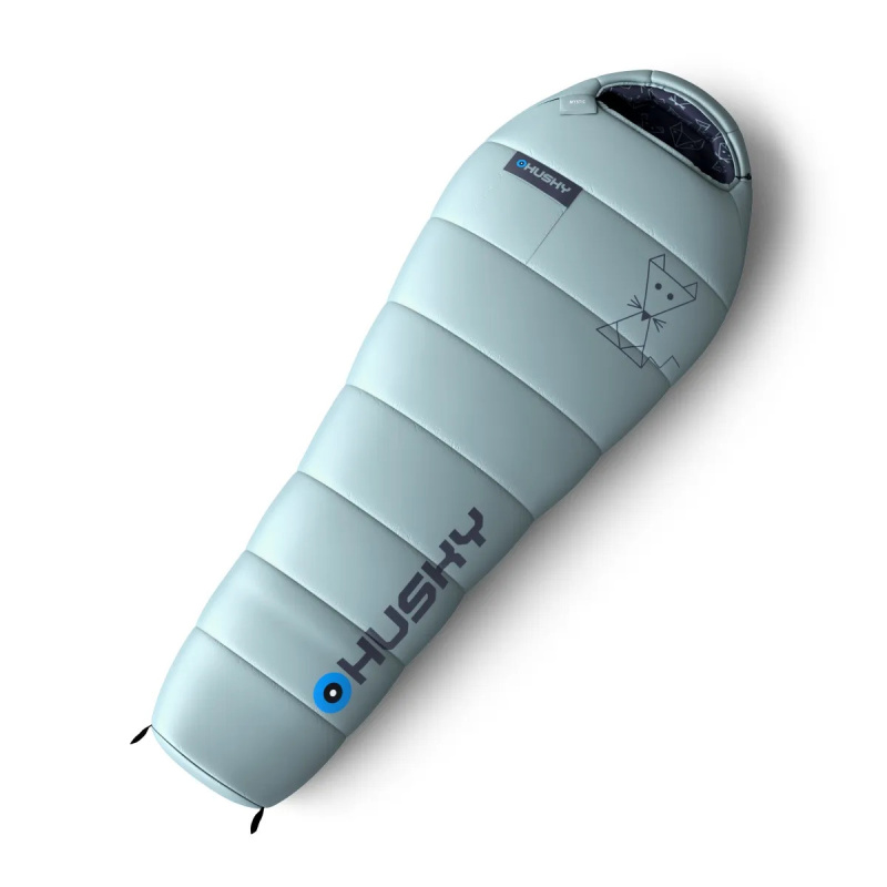 Husky Kids Mystic 5 C light blue detsky letni spaci pytel mumie