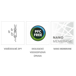 High Point Active 4.0 Lady Jacket azure blue/black damska lehka nepromokava bunda Pertex 2