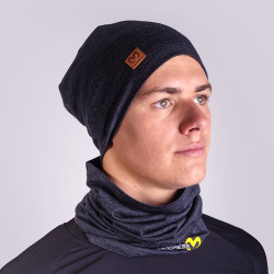 Progres D MW Tube unisex mulifunkcni satek - nakrcnik - tubus 100 Merino sedy melir2