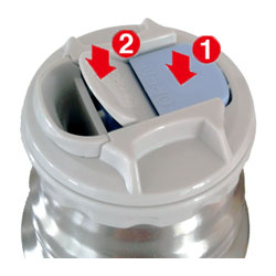 Thermos Mountain FBB 1000 ml termoska s tlacitkovym uzaverem a salkem - nerez uzaver 