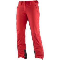 Salomon Iceglory Pant W infrared 382617 dámské nepromokavé zimní lyžařské kalhoty