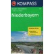 Kompass 160 Niederbayern/Dolní Bavorsko 1:50 000 turistická mapa