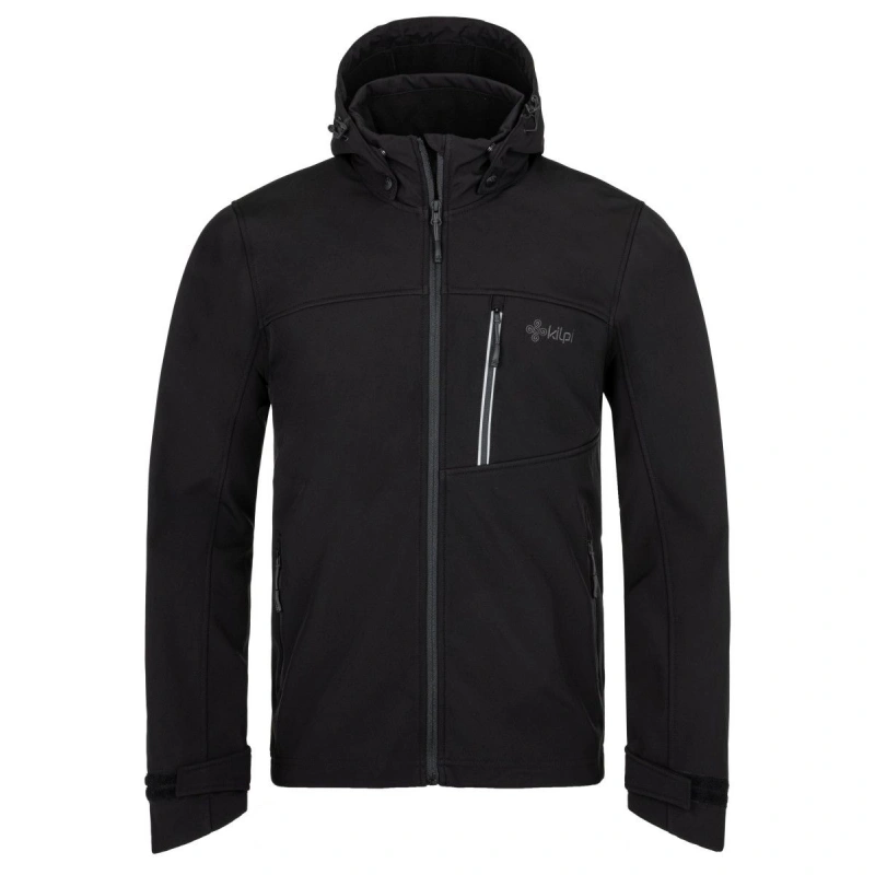 Kilpi Ravio M cerna SM0126KIBLK panska softshellova bunda s kapuci