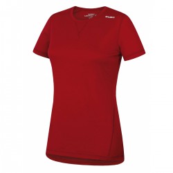 Husky Merino 100 Short Sleeve L červená dámské triko krátký rukáv Merino vlna