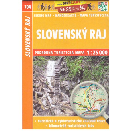 SHOCart 704 Slovenský raj 1:25 000 turistická mapa