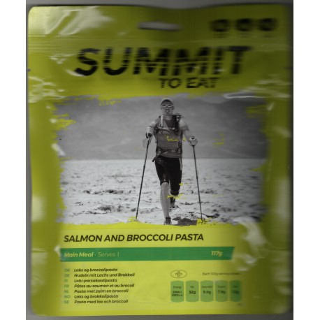 Summit To Eat Losos s těstovinami a brokolicí 1 porce expediční strava (2)