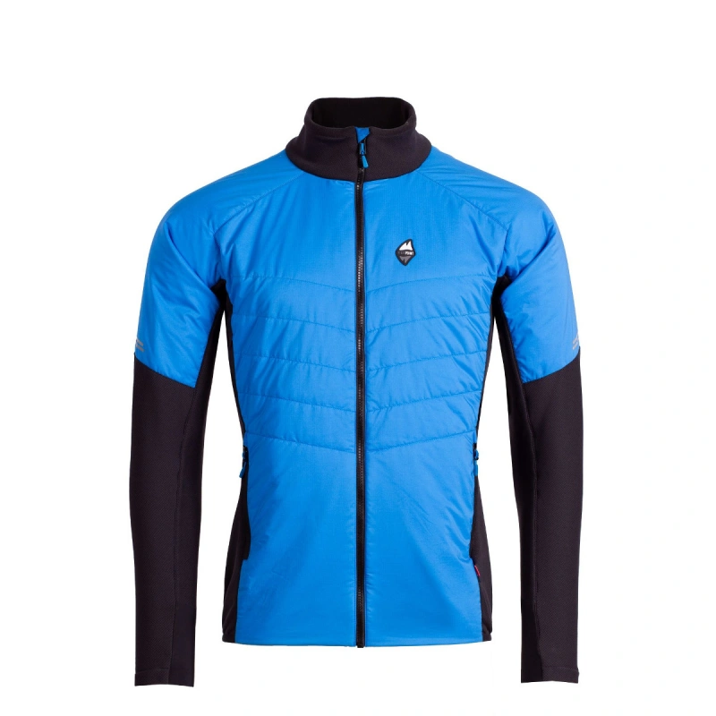 High Point Brilant Hybrid brilliant blue panska hybridni bunda s perovou izolaci Thindown