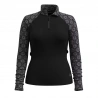 Smartwool W Clasic Thermal Merino BL zip black digi snow damske triko dlouhy rukav 2