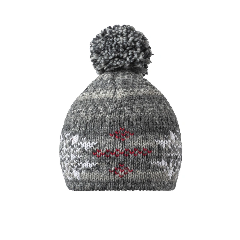 Relax Teide RKH233A unisex zimni pletena cepice s bambuli s primesi vlny