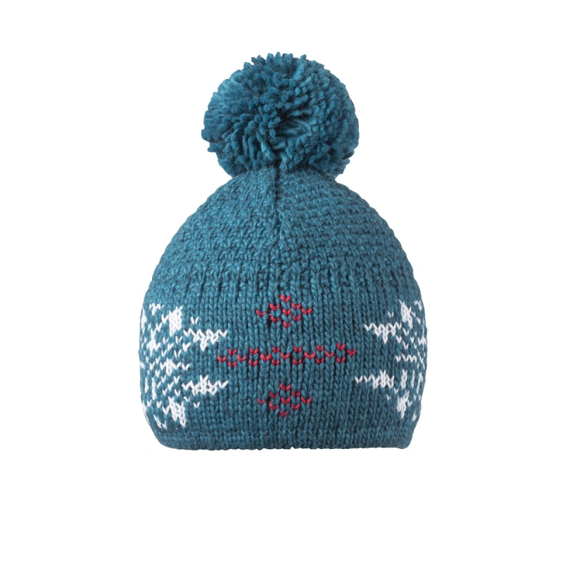 Relax Teide RKH233D unisex zimni pletena cepice s bambuli s primesi vlny