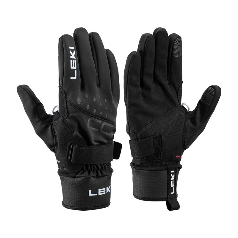 Leki CC Shark black unisex vodoodpudive rukavice na bezky nordic walking turistiku