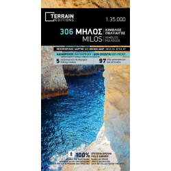 TERRAIN 306 Milos, Kimolos, Polyegos 1:35 000 turistická mapa