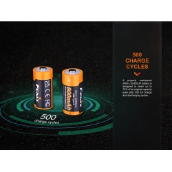 Fenix Nahradni akumulator 16340 800mAh RCR123A 800 mAh USBC Liion ARBL16800UP 6