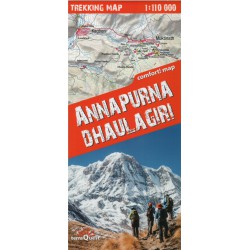 TerraQuest Annapurna, Dhaulagiri  1:110 000 turistická mapa