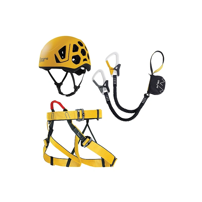 Singing Rock Packet Ferrata ferratovy set tlumic padu sedaci uvazek prilba