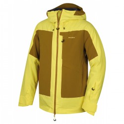 Husky Gotha M světle žlutá pánská nepromokavá zimní lyžařská bunda 