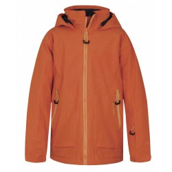 Husky Zengl Junior tlumená oranžová dětská nepromokavá zimní lyžařská bunda
