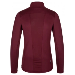 Kilpi Willie W tmave cervena SL0507KIDRD damske funkcni triko dlouhy rukav kratky zip 1