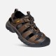 Keen Targhee III  Sandal M bison/mulch pánské kožené outdoorové sandály3